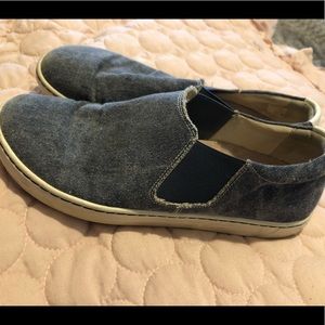 Birkenstock denim tennis shoes